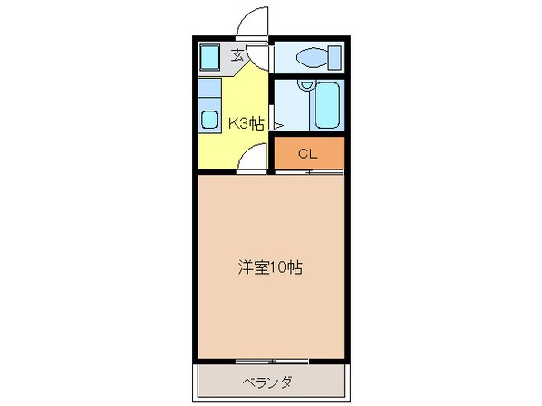 第6ハイツタマキの物件間取画像